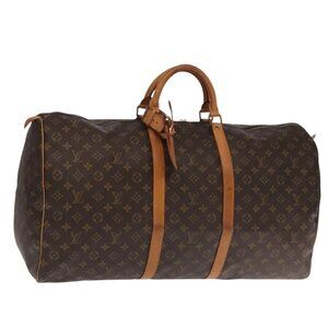 LOUIS VUITTON Monogram Keepall 60 Boston Bag